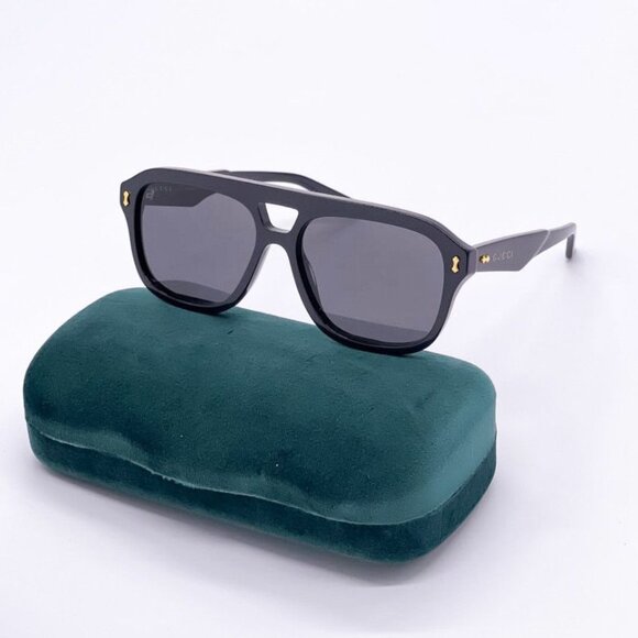 NWT Gucci Aviator Sunglasses - GG1263S 001 UNISEX - Picture 1 of 14